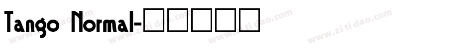 Tango Normal字体转换